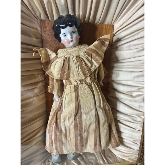 1889 Catholic Devotional Shrine Pair Framed Religious Figures with Original Text - Picture 12 of 16